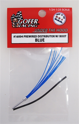 Gofer Racing Prewired Distributor With Boot - Blue 1/24 - Click Image to Close