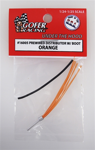 Gofer Racing Prewired Distributor With Boot - Orange 1/24