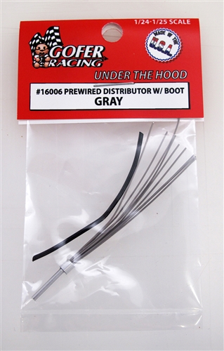 Gofer Racing Prewired Distributor With Boot - Gray 1/24 - Click Image to Close