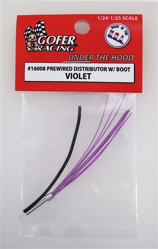 Gofer Racing Prewired Distributor With Boot - Violet 1/24