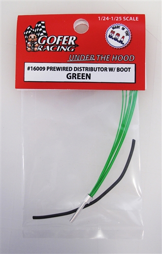 Gofer Racing Prewired Distributor With Boot - Green 1/24