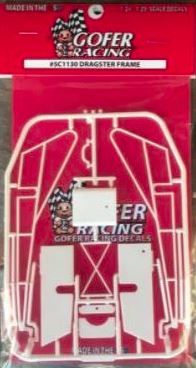 Gofer Racing Dragster Frame Injection Molded Plastic