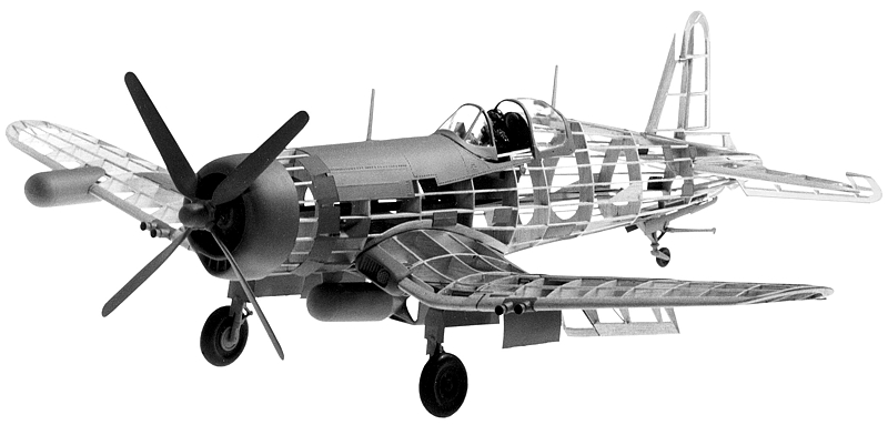 Guillow's 1/16 F4U-4 Corsair Model Kit (1)