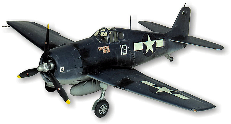 Guillow's 1/16 F6F-3 Hellcat Model Kit (1)