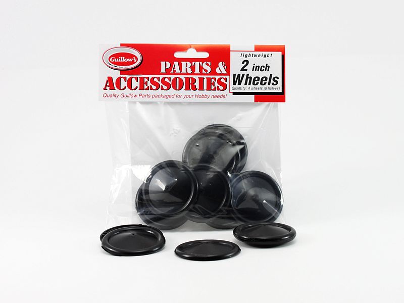 Guillow's 2" Plastic Wheels (8 half wheels)