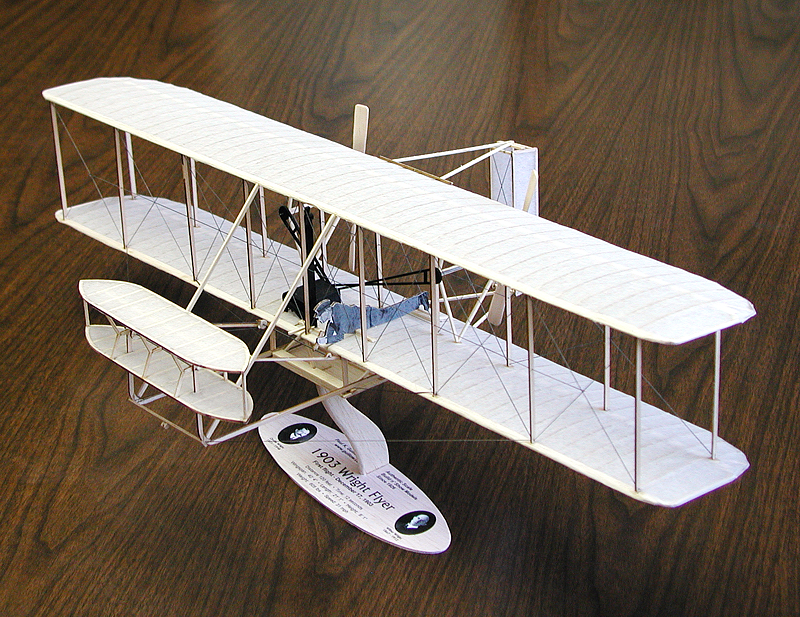 Guillow's 1/20 1903 Wright Flyer Laser Cut Model Kit (1)