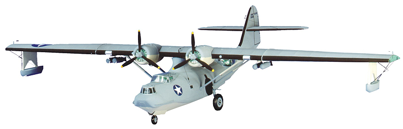 Guillow's 1/28 PBY-5a Catalina Model Kit (1)