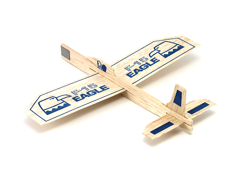 Guillow's Eagle Balsa Glider in Store Display (48) - Click Image to Close