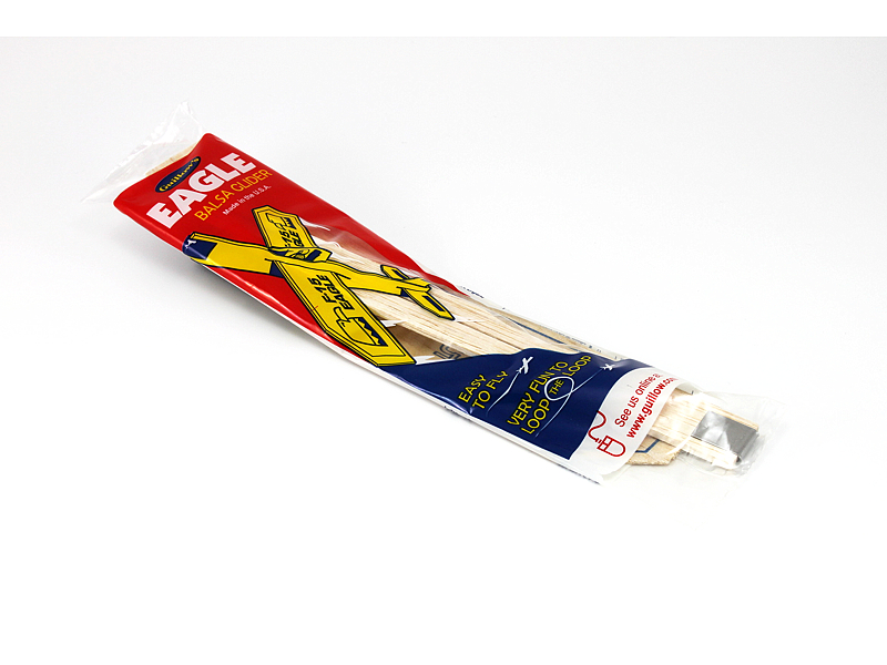 Guillow's Eagle Balsa Glider in Store Display (48) - Click Image to Close