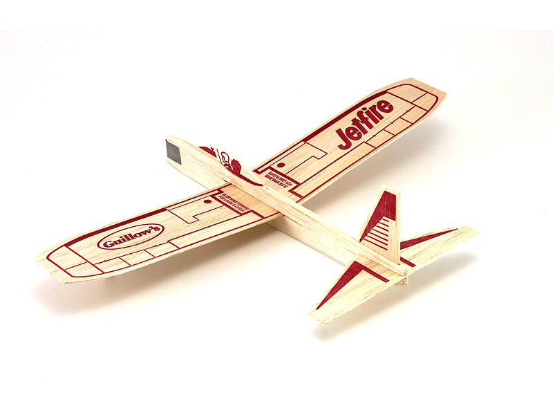 Guillow's Jetfire Balsa Glider in Store Display (48) - Click Image to Close