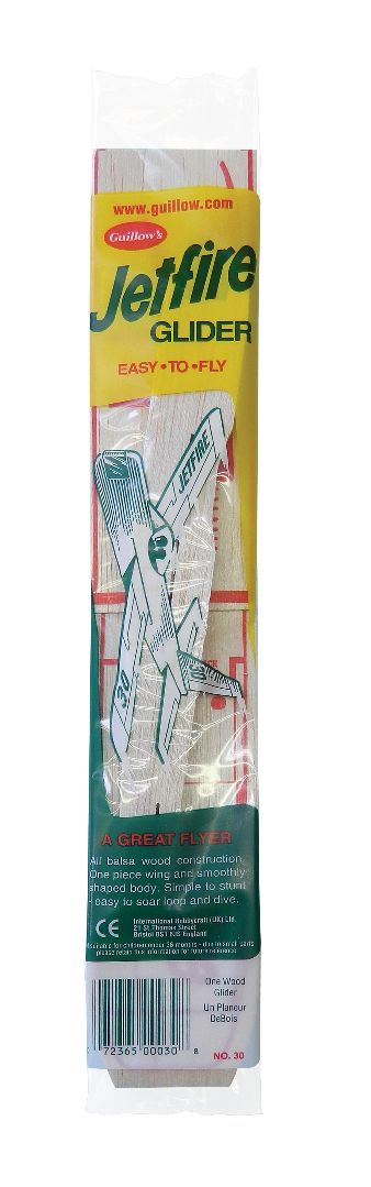 Guillow's Jetfire Balsa Glider in Store Display (48) - Click Image to Close