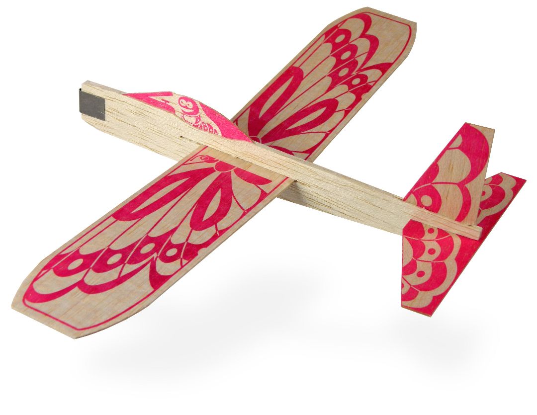 Guillow's Sunny Balsa Glider in Store Display (48)