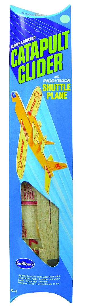 Guillow's Balsa Catapult Glider in Store Display (12) - Click Image to Close