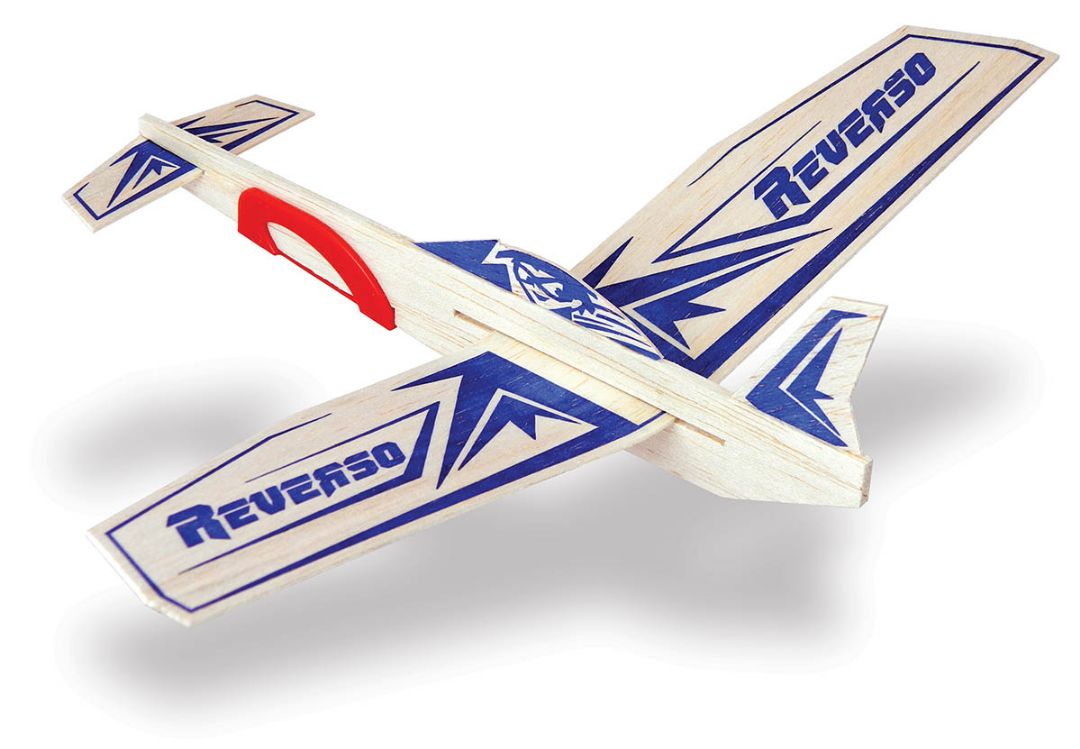 Guillow's Reverso Balsa Glider in Store Display (24) - Click Image to Close