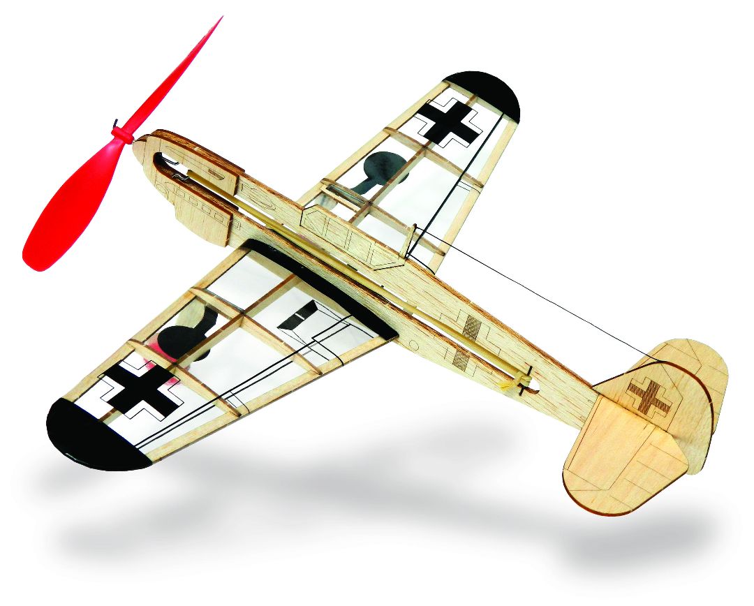 Guillow's miniModels German Fighter Laser Cut Model Kit (1) - Click Image to Close