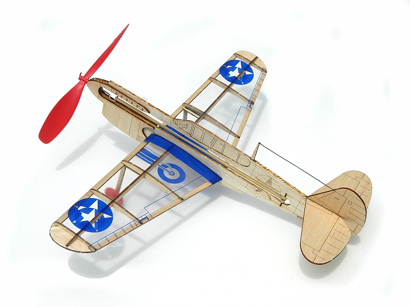 Guillow's miniModels U.S. WarHawk Laser Cut Model Kit (1) - Click Image to Close