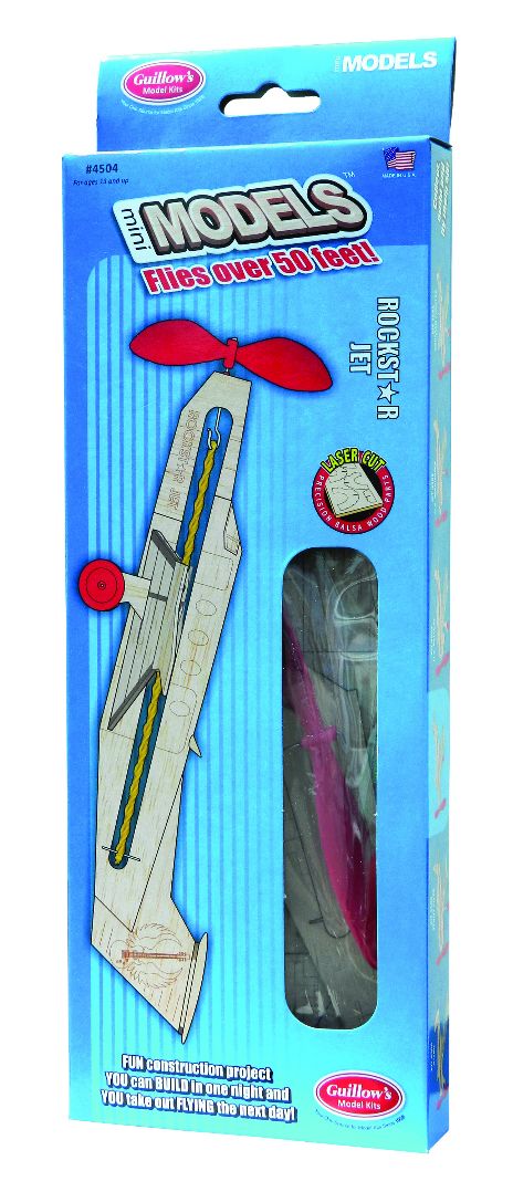 Guillow's miniModels Rockstar Jet Laser Cut Model Kit (1)