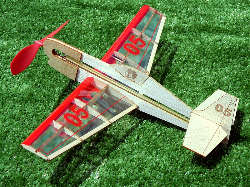 Guillow's miniModels Stunt Flyer Laser Cut Model Kit (1) - Click Image to Close