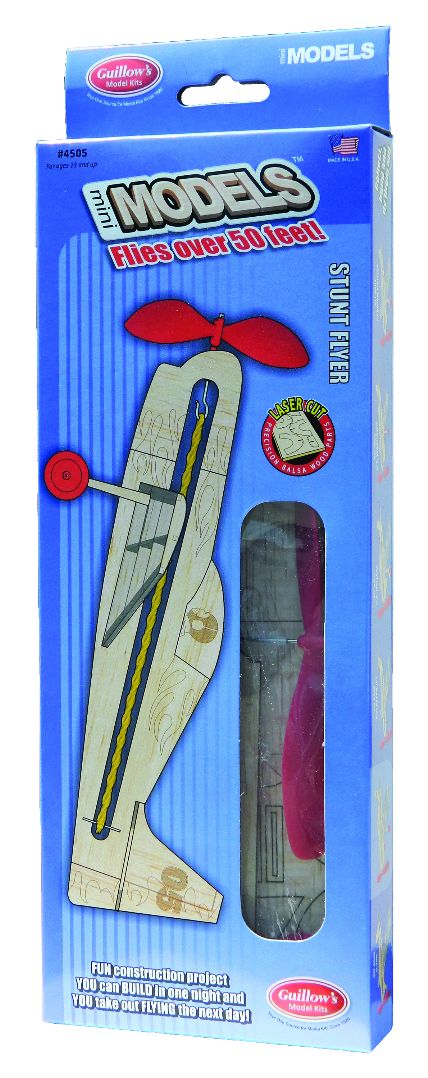 Guillow's miniModels Stunt Flyer Laser Cut Model Kit (1)