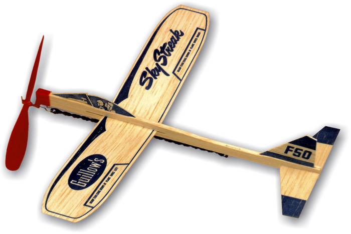 Guillow's Sky Streak Balsa Motorplane in Store Display (24) - Click Image to Close