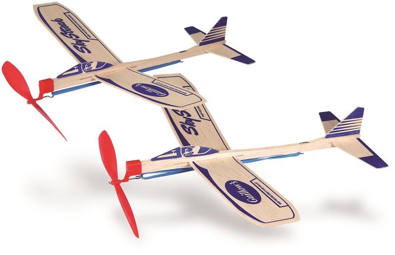 Guillow's Sky Streak Twin Pack Balsa Glider in Display (24) - Click Image to Close