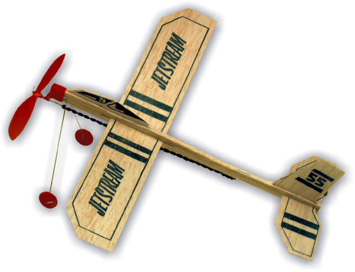 Guillow's Jetstream Balsa Plane in Store Display (18)
