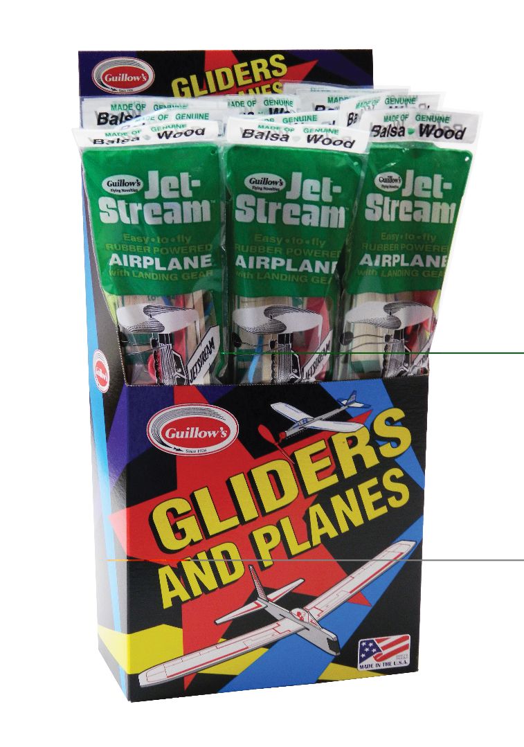 Guillow's Jetstream Balsa Plane in Store Display (18) - Click Image to Close