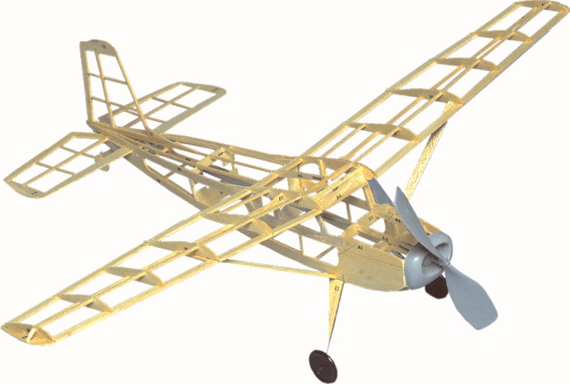 Guillow's Cessna 180 Rubber Powered Model Kit (1)