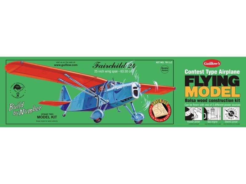 Guillow's Fairchild Laser Cut Model Kit (1) - Click Image to Close