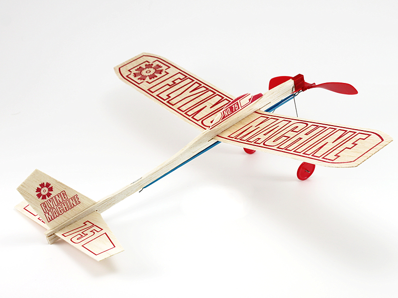Guillow's Flying Machine Balsa Plane in Store Display (24) - Click Image to Close