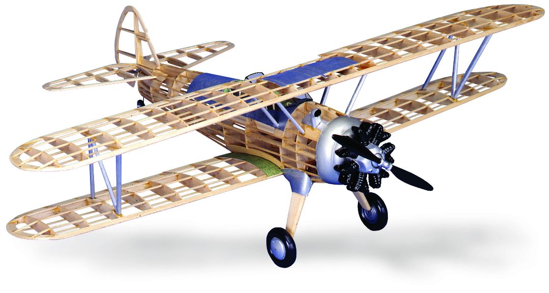 Guillow's 1/16 Stearman PT-17 Model Kit (1) - Click Image to Close