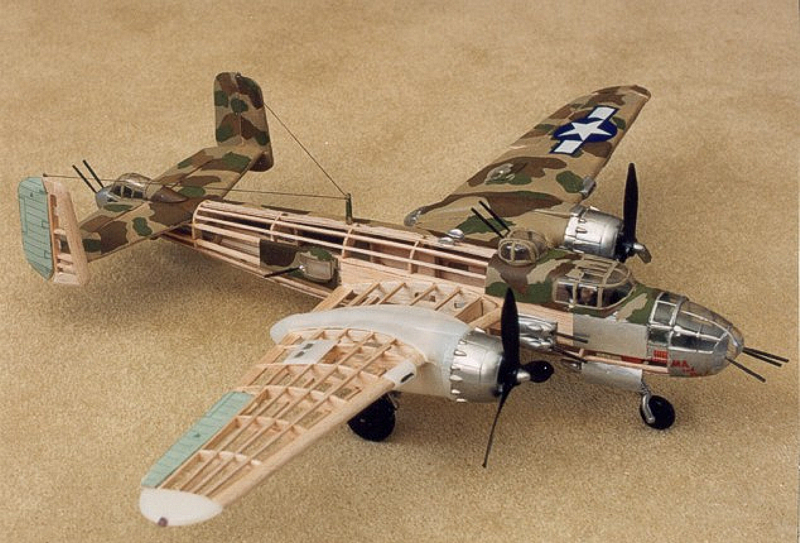 Guillow's 1/32 N.A. B-25 Mitchell Model Kit (1) - Click Image to Close