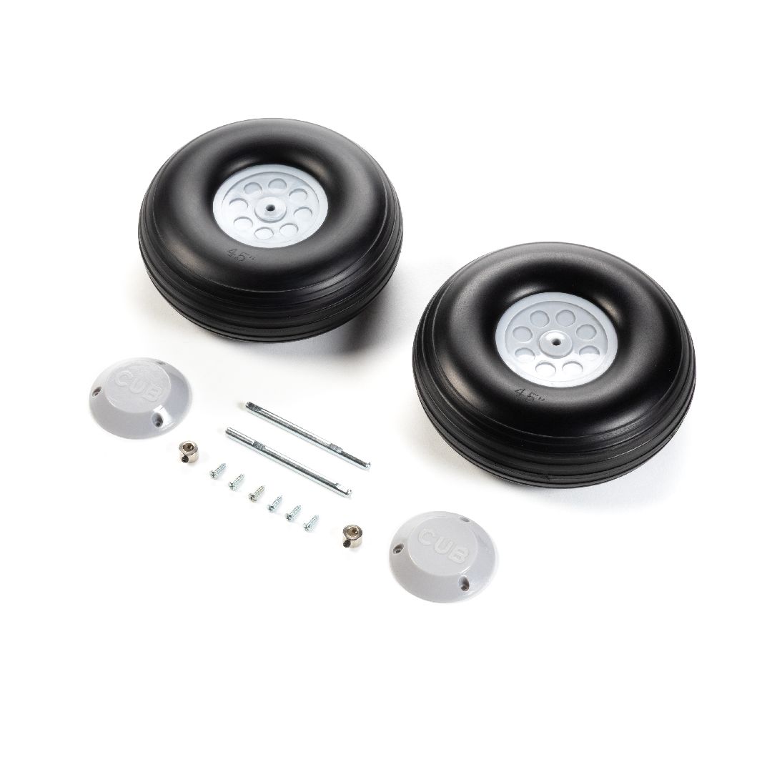 Hangar 9 Wheels Set: Carbon Cub15cc