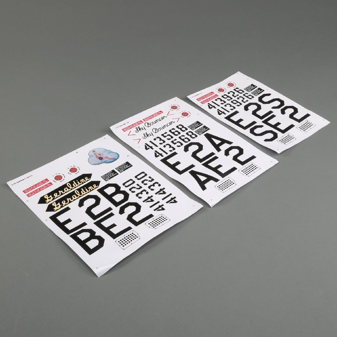 Hanger 9 Decal Set (3): P-51D 20cc Hanger 9 Decal Set (3): P-51D 20cc