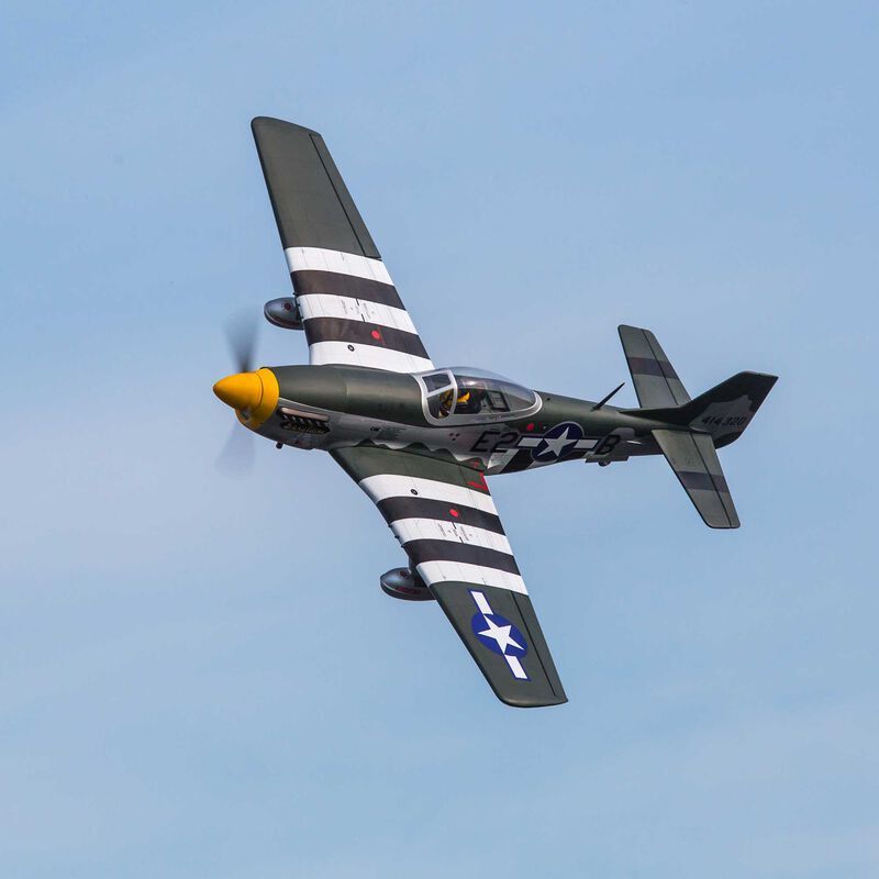 Hangar 9 P-51D Mustang 20cc ARF w/ E-Flite Retract Combo