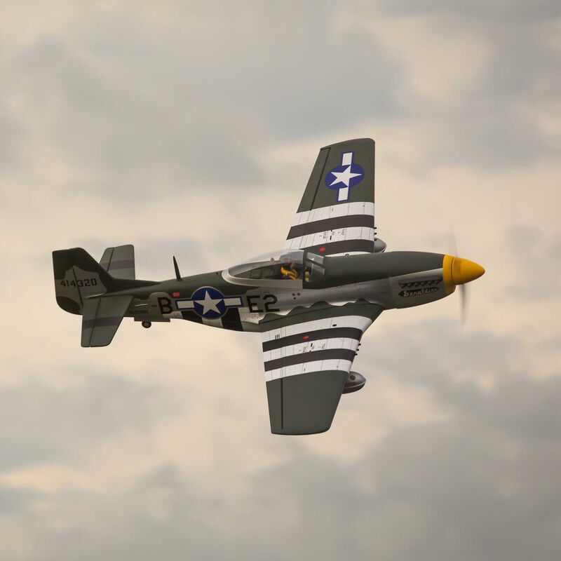 Hangar 9 P-51D Mustang 20cc ARF w/ BLX Motor, ESC, Retract Set