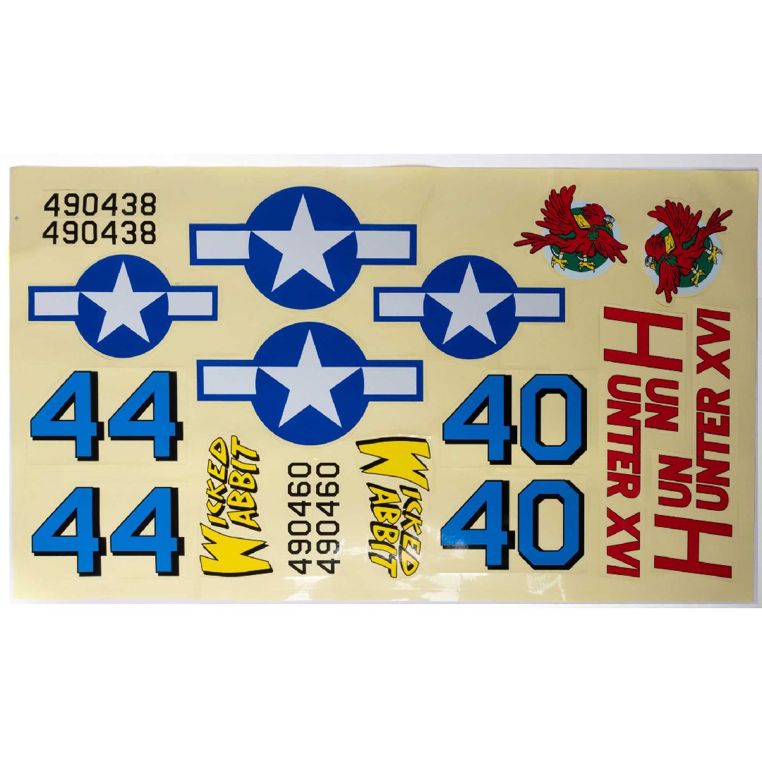 Hanger 9 Decal Set: Fun Scale P-47 Thunderbolt PNP