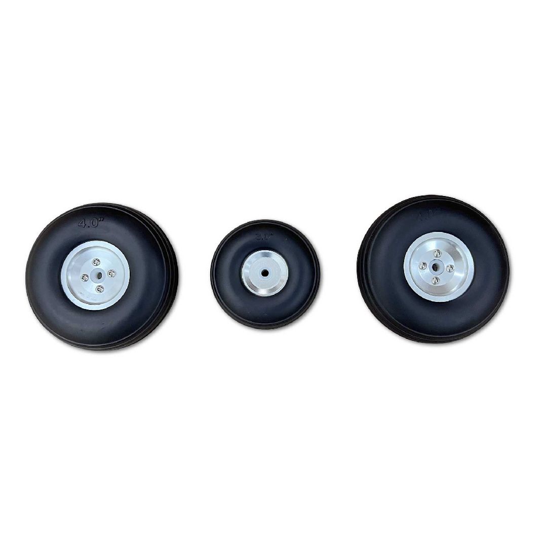 Hanger 9 Aluminum Hub Wheel Set (3): OV-10 Bronco 20cc