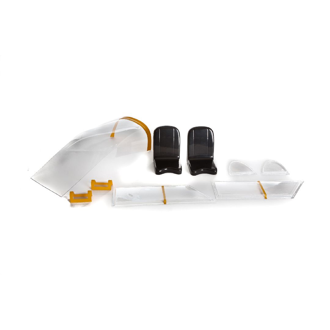 Hanger 9 Window Set with Seats: Carbon Cub 15cc