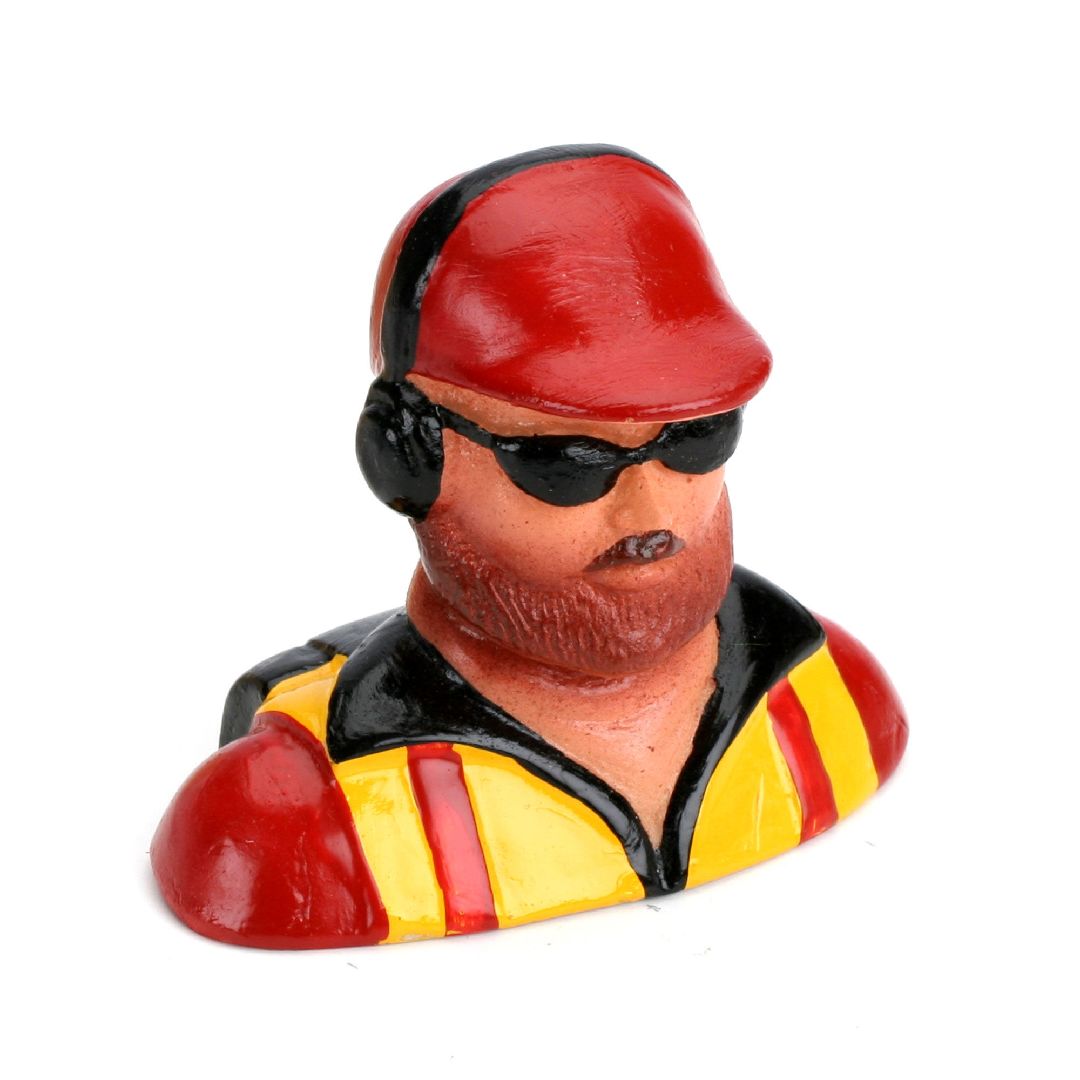 Hanger 9 1/6 Pilot - with Beard, Hat Headphones and Glasses