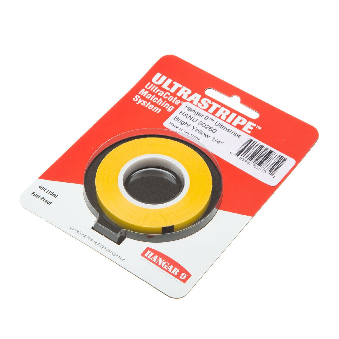 Hanger 9 UltraStripe, Bright Yellow 1/4