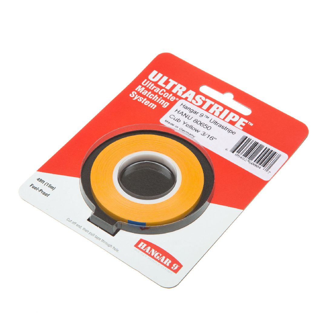 Hanger 9 UltraStripe, Cub Yellow 3/16