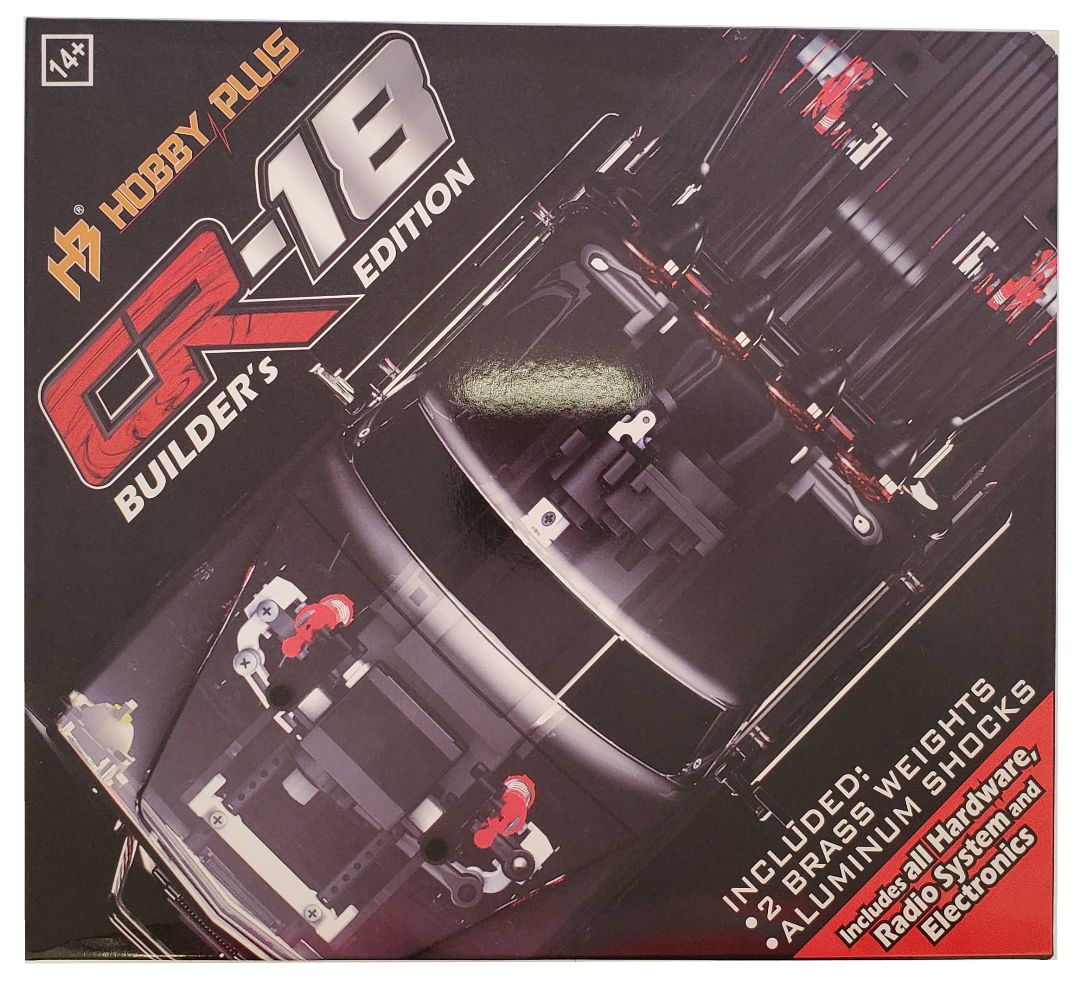 Hobby Plus CR-18 Builder's Kit - Rushmore - w/Clear Body, Aluminum Shocks & Brass Wheel Weights