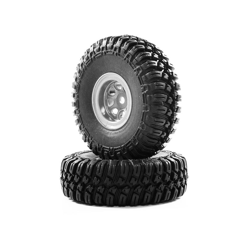 Hobby Plus CR-18 1.0" T-Finder A/T Tire Mounted (4)