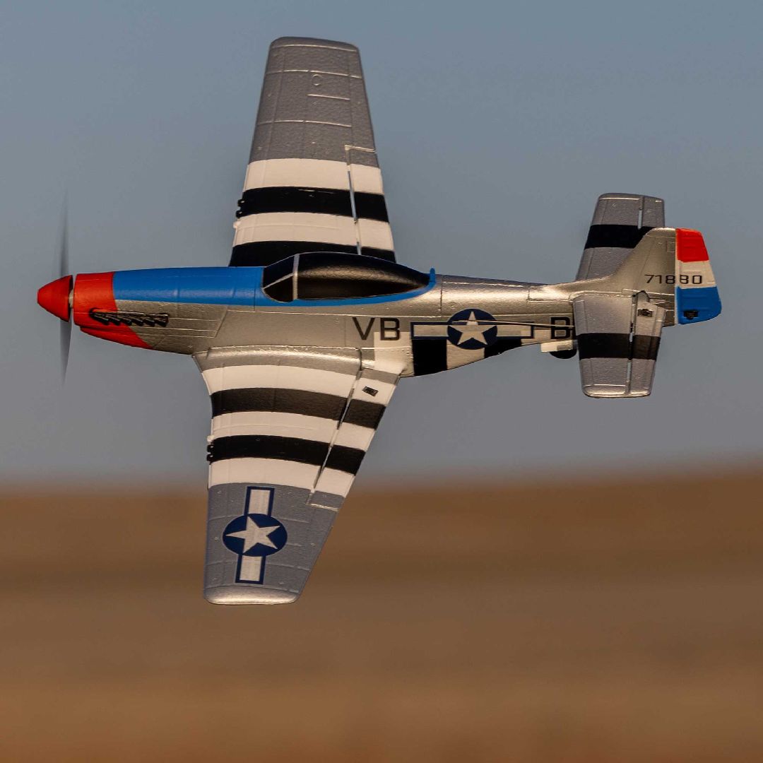 HobbyZone P-51D 450mm RTF (Battery & Charger Included)