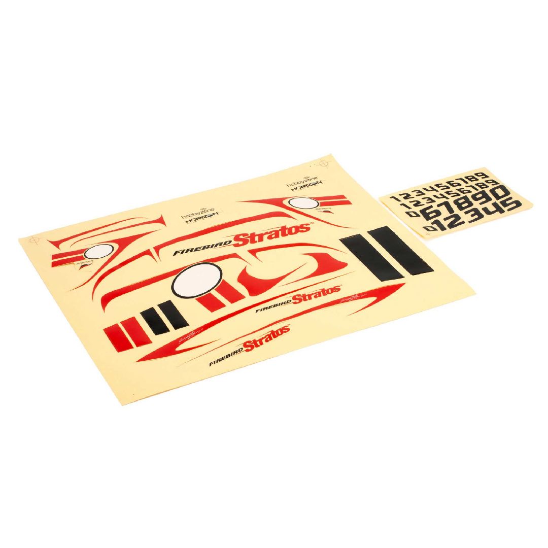 HobbyZone Decal Set: Firebird Stratos HobbyZone Decal Set: Firebird Stratos