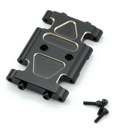 Hobby Details Axial 1/24 Brass Mid Gear Box Skid Plate Weight: 76.5g