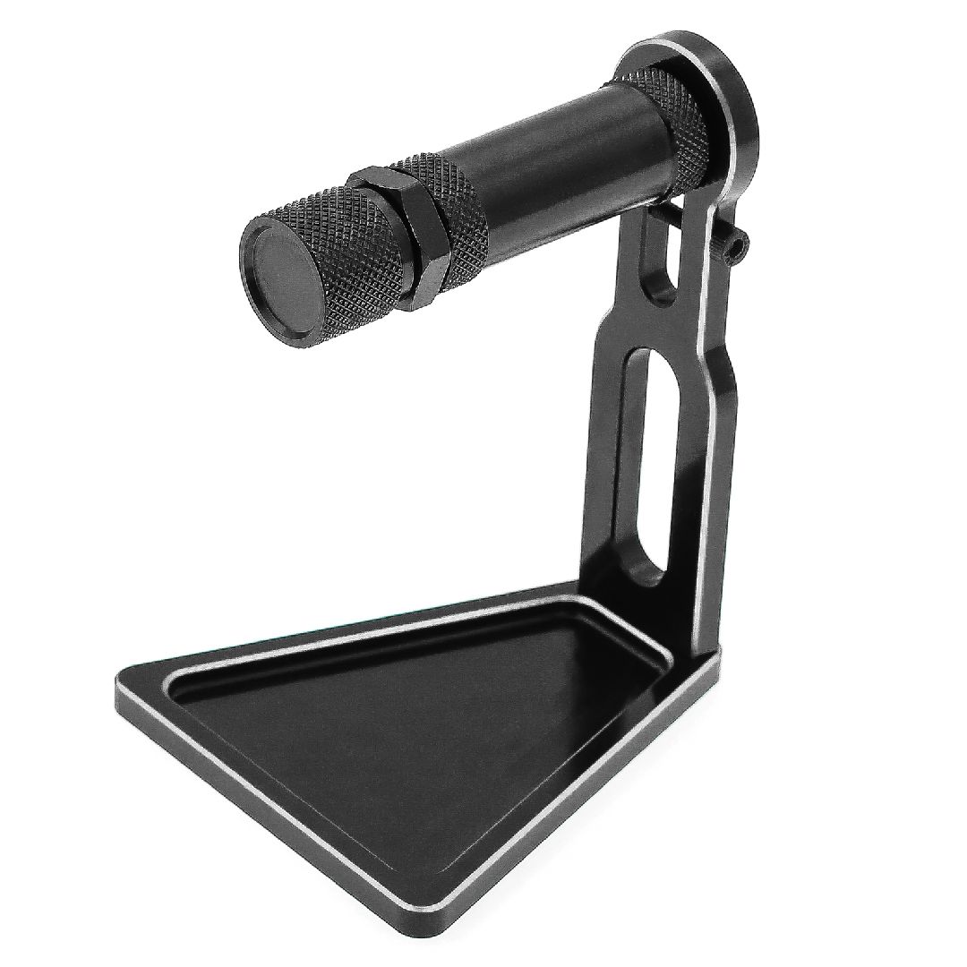 Hobby Details Tire Balancer Stand/Base (12mm to 17mm) - Blk/Slv