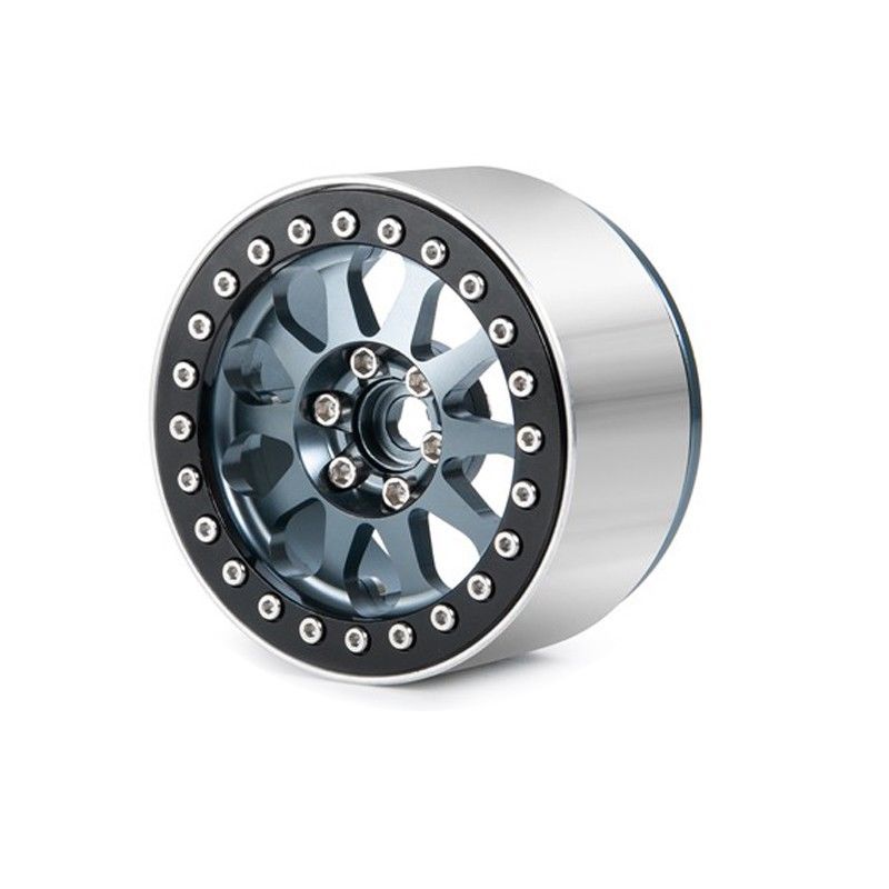 Hobby Details 2.2" AL Water-Hollow Beadlock Wheels- Dark Grey(4) - Click Image to Close