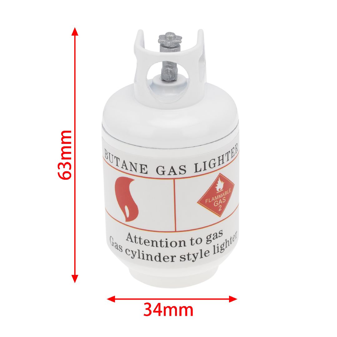 Hobby Details 1/10 Metal Propane Tank - White